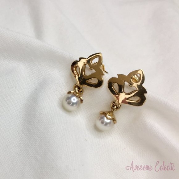 James Avery JA 14k Pearl Drop Earrings - EXTREMELY RARE - Great Gift! - Picture 5 of 9